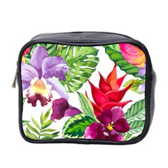 Vector Pattern Tropical Mini Toiletries Bag 2-side