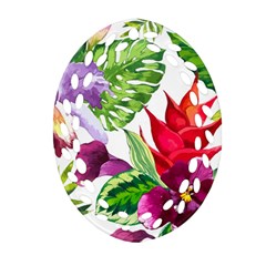 Vector Pattern Tropical Ornament (oval Filigree)