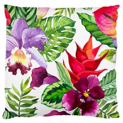 Vector Pattern Tropical Large Cushion Case (two Sides)