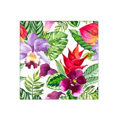 Vector Pattern Tropical Satin Bandana Scarf