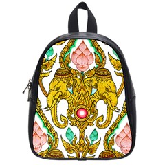 Traditional Thai Style Painting School Bag (small)