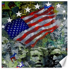 Usa United States Of America Images Independence Day Canvas 12  X 12   by Sapixe