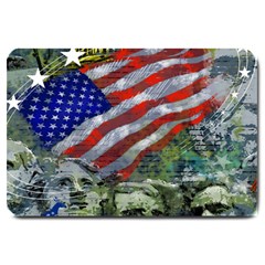 Usa United States Of America Images Independence Day Large Doormat  by Sapixe