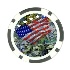 Usa United States Of America Images Independence Day Poker Chip Card Guard by Sapixe