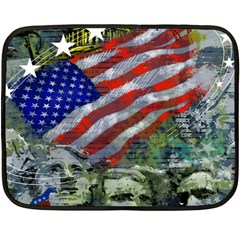 Usa United States Of America Images Independence Day Double Sided Fleece Blanket (mini)  by Sapixe