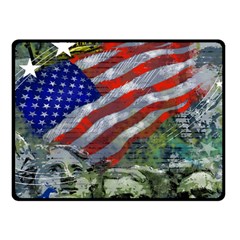 Usa United States Of America Images Independence Day Fleece Blanket (small) by Sapixe