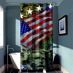 Usa United States Of America Images Independence Day Shower Curtain 36  X 72  (stall)  by Sapixe