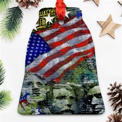 Usa United States Of America Images Independence Day Bell Ornament (two Sides) by Sapixe