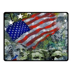 Usa United States Of America Images Independence Day Double Sided Fleece Blanket (small)  by Sapixe