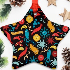 Virus Pattern Ornament (Star)