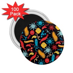 Virus Pattern 2.25  Magnets (100 pack) 