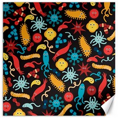 Virus Pattern Canvas 12  x 12  