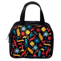 Virus Pattern Classic Handbags (One Side)