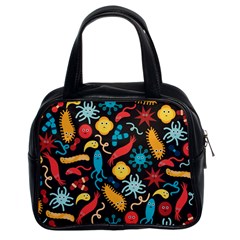 Virus Pattern Classic Handbags (2 Sides)