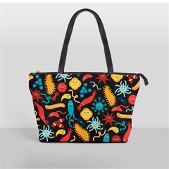 Virus Pattern Shoulder Handbags