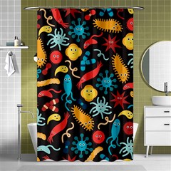 Virus Pattern Shower Curtain 48  x 72  (Small) 