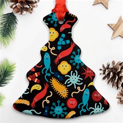 Virus Pattern Ornament (Christmas Tree) 