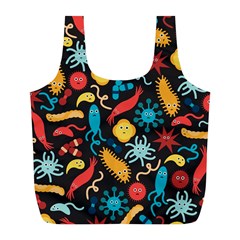 Virus Pattern Full Print Recycle Bags (L) 