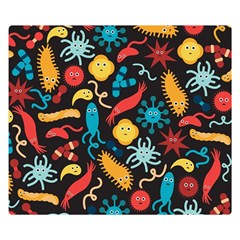 Virus Pattern Double Sided Flano Blanket (small)  by Sapixe