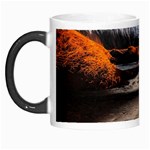 Vestrahorn Iceland Winter Sunrise Landscape Sea Coast Sandy Beach Sea Mountain Peaks With Snow Blue Morph Mugs Left