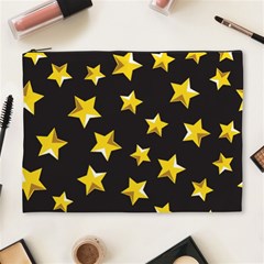 Yellow Stars Pattern Cosmetic Bag (xl) by Sapixe