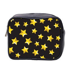 Yellow Stars Pattern Mini Toiletries Bag 2-side by Sapixe