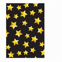 Yellow Stars Pattern Large Garden Flag (two Sides)