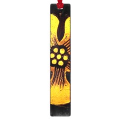 Yellow Flower Stained Glass Colorful Glass Large Book Marks by Sapixe