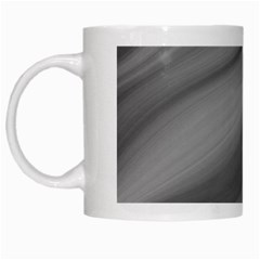 Wave Form Texture Background White Mugs by Sapixe