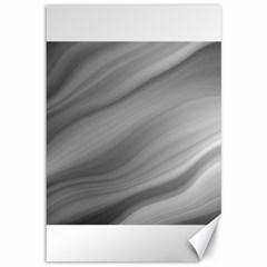 Wave Form Texture Background Canvas 12  X 18   by Sapixe