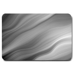 Wave Form Texture Background Large Doormat  by Sapixe