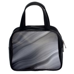 Wave Form Texture Background Classic Handbags (2 Sides) by Sapixe