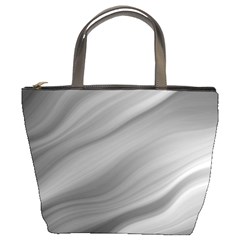 Wave Form Texture Background Bucket Bags by Sapixe