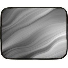 Wave Form Texture Background Fleece Blanket (mini) by Sapixe