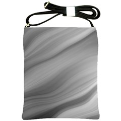 Wave Form Texture Background Shoulder Sling Bags by Sapixe