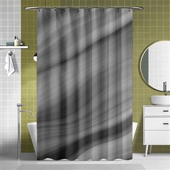 Wave Form Texture Background Shower Curtain 48  X 72  (small)  by Sapixe