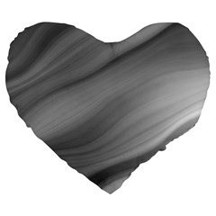 Wave Form Texture Background Large 19  Premium Heart Shape Cushions by Sapixe