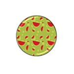 Watermelon Fruit Patterns Hat Clip Ball Marker (4 pack) Front