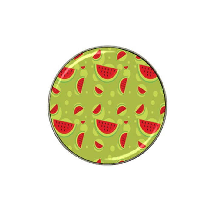 Watermelon Fruit Patterns Hat Clip Ball Marker (4 pack)