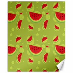 Watermelon Fruit Patterns Canvas 16  X 20  