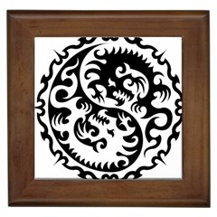 Ying Yang Tattoo Framed Tiles by Sapixe