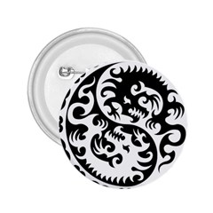 Ying Yang Tattoo 2.25  Buttons