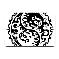 Ying Yang Tattoo Small Doormat 