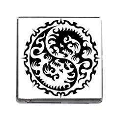 Ying Yang Tattoo Memory Card Reader (square) by Sapixe