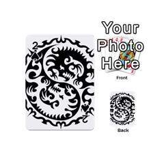 Ying Yang Tattoo Playing Cards 54 (mini)  by Sapixe