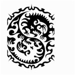 Ying Yang Tattoo Large Garden Flag (Two Sides) Front