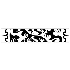 Ying Yang Tattoo Small Flano Scarf by Sapixe