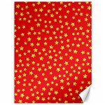 Yellow Stars Red Background Canvas 36  x 48   35.26 x46.15  Canvas - 1