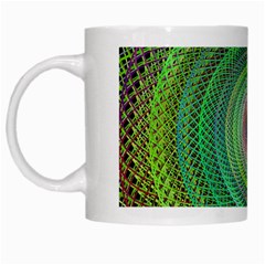 Wire Woven Vector Graphic White Mugs by Sapixe