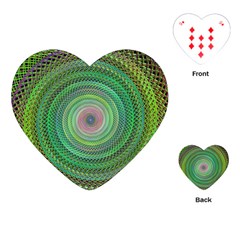 Wire Woven Vector Graphic Playing Cards (heart)  by Sapixe